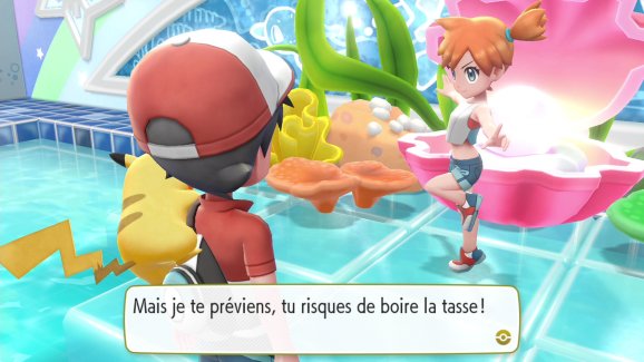 Screenshot Pokémon Let's Go Pikachu et Évoli