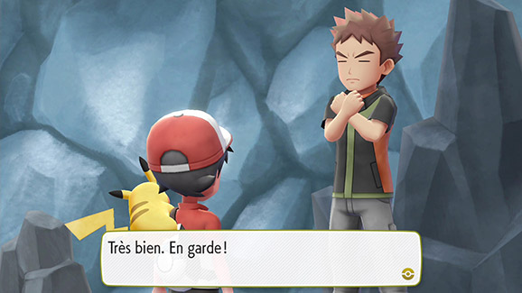 Screenshot Pokémon Let's Go Pikachu et Évoli