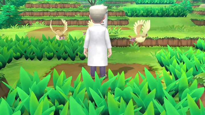 Le Professeur Chen sur Pokémon Let's Go Pikachu et Pokémon Let's Go Évoli