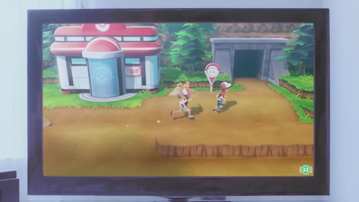 Screenshots Pokémon Let's Go Pikachu et Pokémon Let's Go Évoli