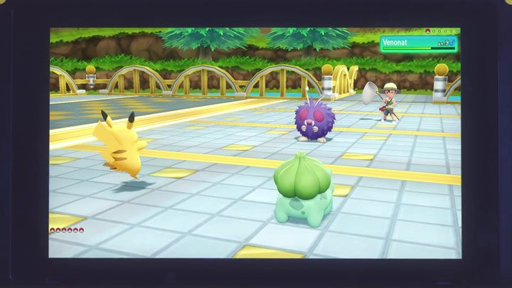 Screenshots Pokémon Let's Go Pikachu et Pokémon Let's Go Évoli