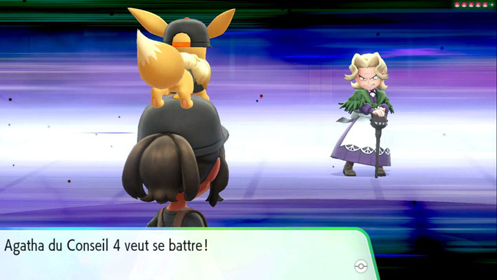 Agatha du Conseil 4 - Ligue Pokémon de Pokémon Let's Go Pikachu et Let's Go Évoli