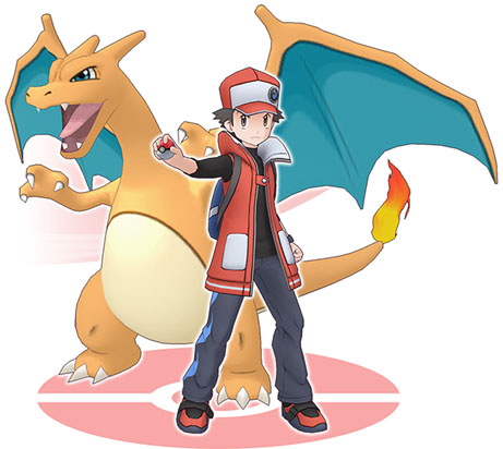 Duo Red et Dracaufeu Pokémon Masters