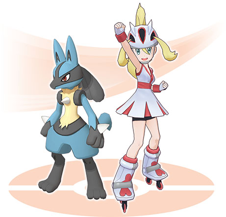 Duo Cornélia et Lucario Pokémon Masters