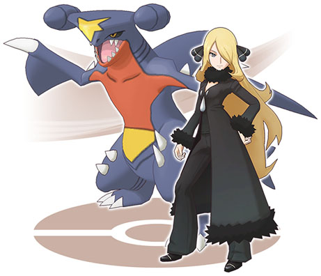 Duo Cynthia et Carchacrok Pokémon Masters