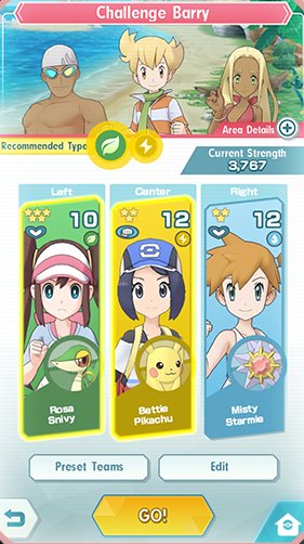 Screenshot Pokémon Masters