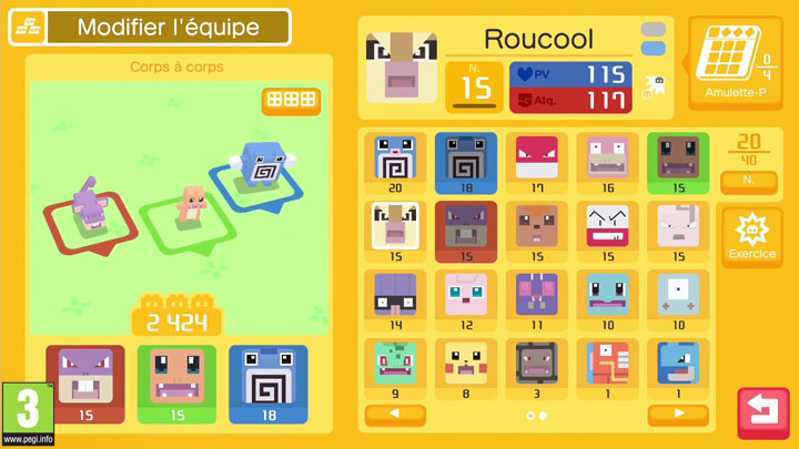 Screenshots Pokémon Quest