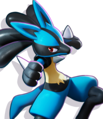 Combattant Lucario sur Pokémon UNITE