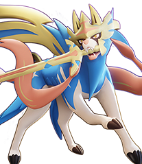 Combattant Zacian sur Pokémon UNITE