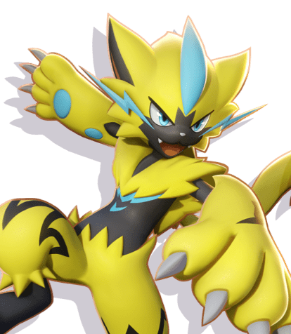 Combattant Zeraora sur Pokémon UNITE