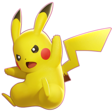 Modèle de Pikachu - Fiche Pokédex Pokémon UNITE