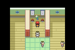 Kicklee et Tygnon au Dojo de Safrania Pokémon Rouge Feu et Pokémon Vert Feuille