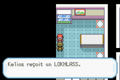 Lokhlass à la Sylphe SARL Pokémon Rouge Feu et Pokémon Vert Feuille