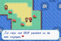 Togepi aux Îles Sévii Pokémon Rouge Feu et Pokémon Vert Feuille