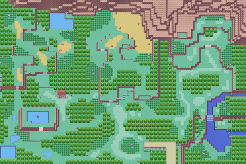 Guide des lieux de Parc Safari Pokémon Rubis et Pokémon Saphir