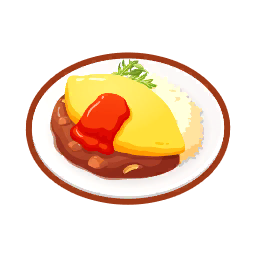 Pokémon Sleep - Plats - Curry à l'Omelette Moelleuse
