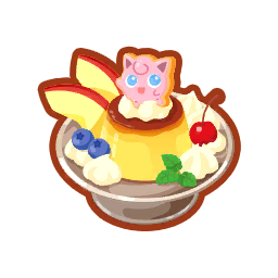 Pokémon Sleep - Plats - Flan Fruité Rondoudou