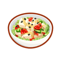 Pokémon Sleep - Plats - Salade au Tofu Ignifu-Voile