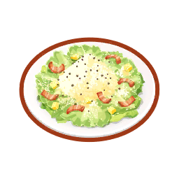 Pokémon Sleep - Plats - Salade César Rideau Neige