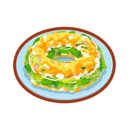 Pokémon Sleep - plats - Salade en Couches Tempête Florale Pokémon Sleep - Plats - Salade en Couches Tempête Florale
