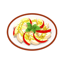 Pokémon Sleep - Plats - Salade Pommes-Fromage Corps Coloré