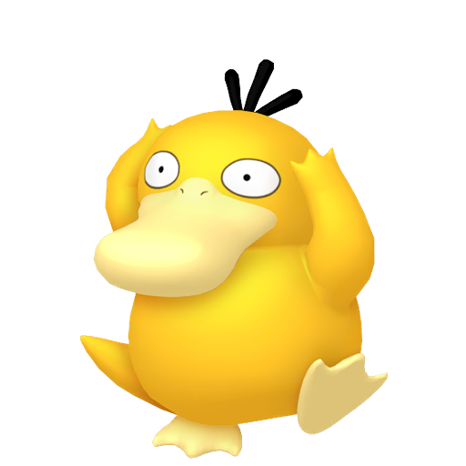 Fiche de Psykokwak / Psyduck / コダック - Pokédex 