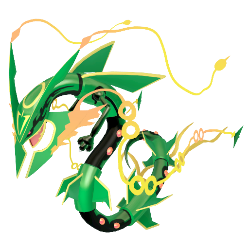 Artwork de Rayquaza