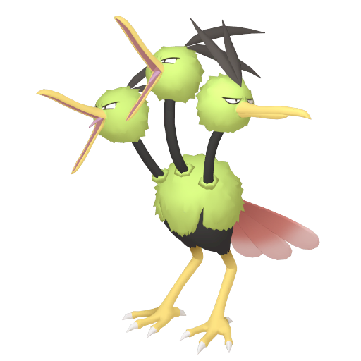 Artwork shiny de Dodrio - Pokédex