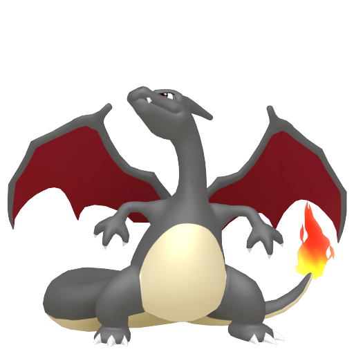 Artwork shiny de Dracaufeu - Pokédex