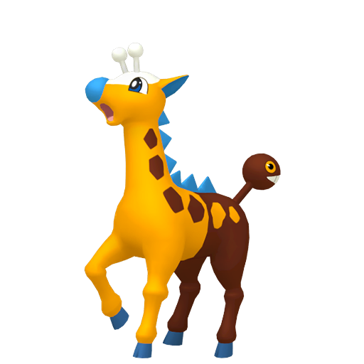 Artwork shiny de Girafarig - Pokédex