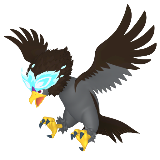 Artwork shiny de Gueriaigle - Pokédex