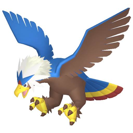 Artwork shiny de Gueriaigle - Pokédex