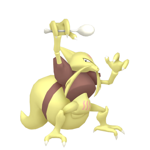 Artwork shiny de Kadabra - Pokédex