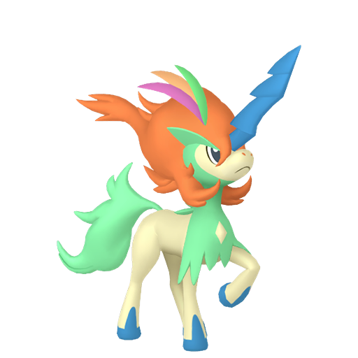 Artwork shiny de Keldeo - Pokédex