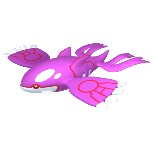 Artwork shiny de Kyogre - Pokédex