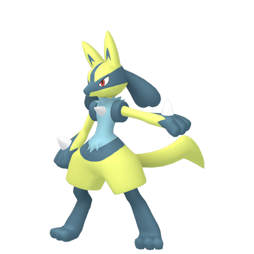 Artwork shiny de Lucario - Pokédex