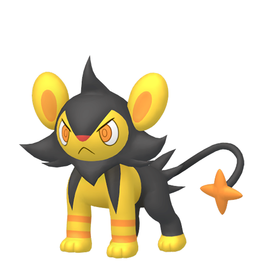 Artwork shiny de Luxio - Pokédex