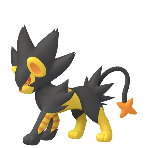 Artwork shiny de Luxray - Pokédex