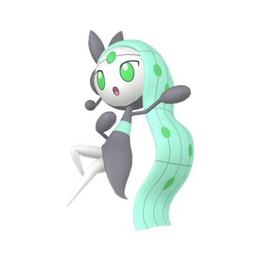 Artwork shiny de Meloetta - Pokédex