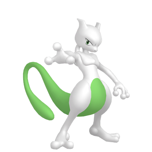 Artwork shiny de Mewtwo - Pokédex