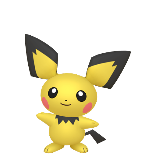 Artwork shiny de Pichu - Pokédex