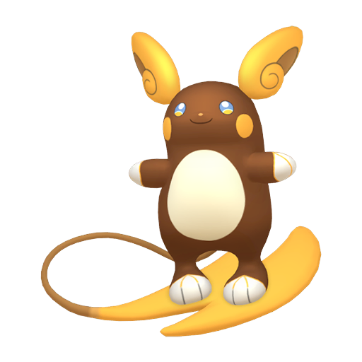 Artwork shiny de Raichu - Pokédex