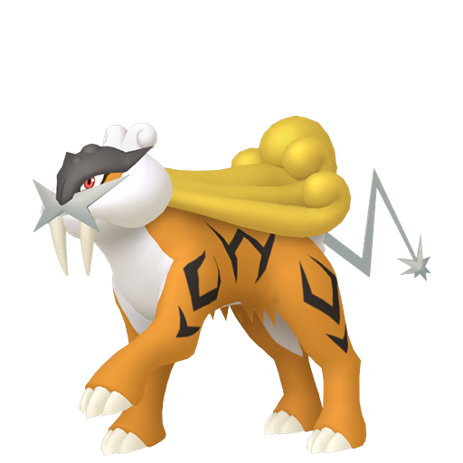 Artwork shiny de Raikou - Pokédex