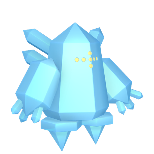 Artwork shiny de Regice - Pokédex