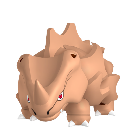 Artwork shiny de Rhinocorne - Pokédex