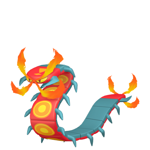 Artwork shiny de Scolocendre - Pokédex