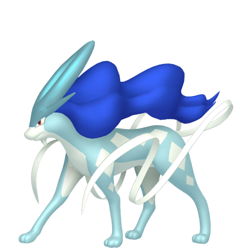 Artwork shiny de Suicune - Pokédex