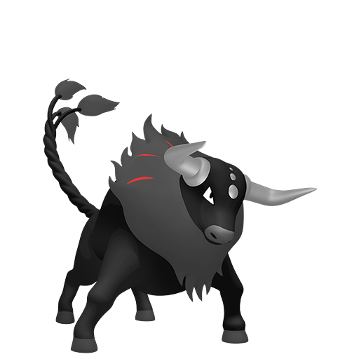 Artwork shiny de Tauros - Pokédex