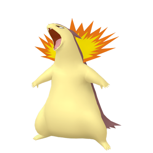 Artwork shiny de Typhlosion - Pokédex