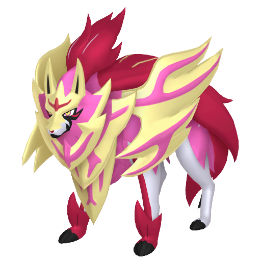 Artwork shiny de Zamazenta - Pokédex